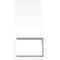 Ekena Millwork 4-in. W x 8-in. D x 8-in. H Balboa Architectural Grade PVC Knee Brace BRCP04X08X08BOA - alternate 5